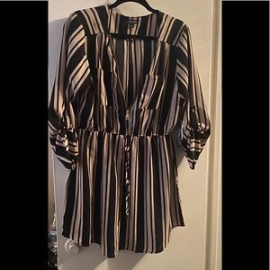 Multi Striped Mini Dress